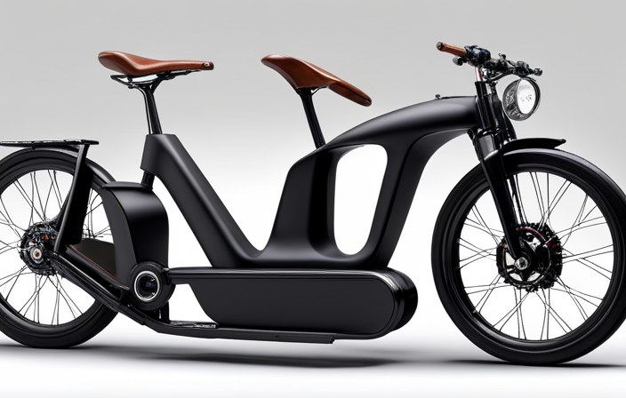 An image showcasing two electric bikes side by side - one with a 500w motor and the other with a 1000w motor