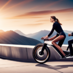An image showcasing a sleek and aerodynamic electric bike conversion kit