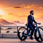 An image showcasing the sleek silhouette of the latest Arrow Electric Bike