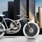 An image showcasing a sleek, cutting-edge bicycle crafted with exquisite precision