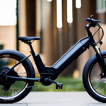 An image showcasing the Motiv Spark Electric Bike frame, capturing its sleek design and dimensions