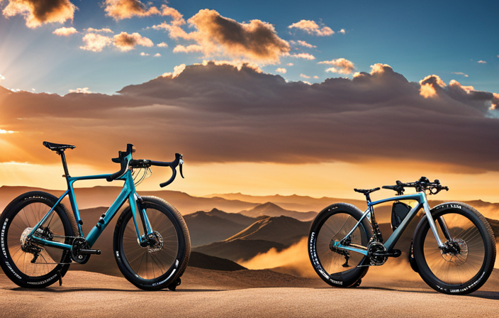 An image showcasing a gravel bike with different stem options – a longer stem with a higher rise for aggressive off-road riding, and a shorter, lower-rise stem for a more relaxed and comfortable gravel adventure