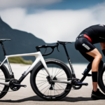 An image showcasing a gravel bike with tire sealant in action