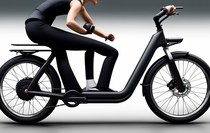 An image showcasing the inner workings of an electric bike battery, revealing its sleek, compact design