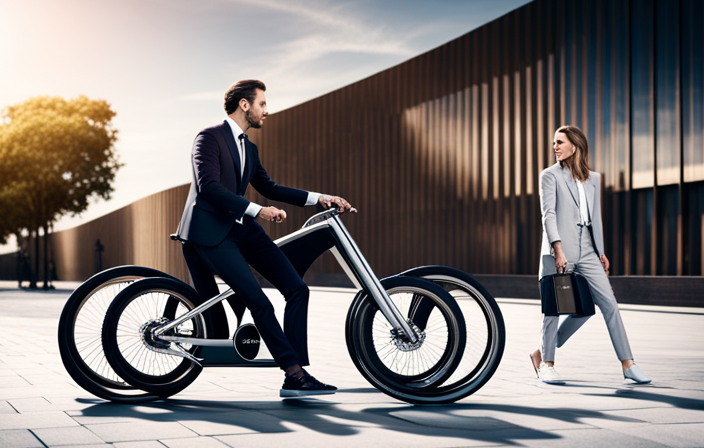 An image featuring a sleek, modern electric bike with the iconic Giant logo prominently displayed