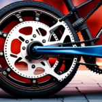 An image showcasing a close-up of a disassembled Razor Electric Bike, focusing on the area where the chain should be