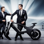 An image showcasing a diverse range of electric bikes, each with distinct features like sleek designs, powerful motors, sturdy frames, innovative suspensions, and cutting-edge technology, inviting readers to compare and choose the best one