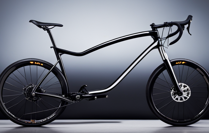 An image showcasing a sleek gravel bike with a steel frame, displaying intricate welds and a glossy metallic finish