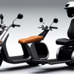 An image featuring a 3-wheel electric bike and a mobility scooter side by side