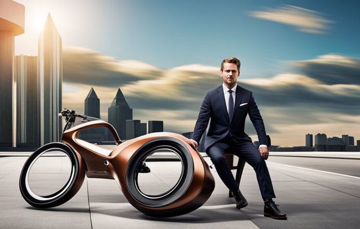 An image showcasing the intricate assembly line of the futuristic Jetson Electric Bike