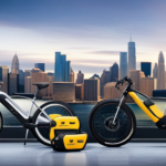 An image showcasing the absence of electric bike motor systems from Milwaukee and Dewalt