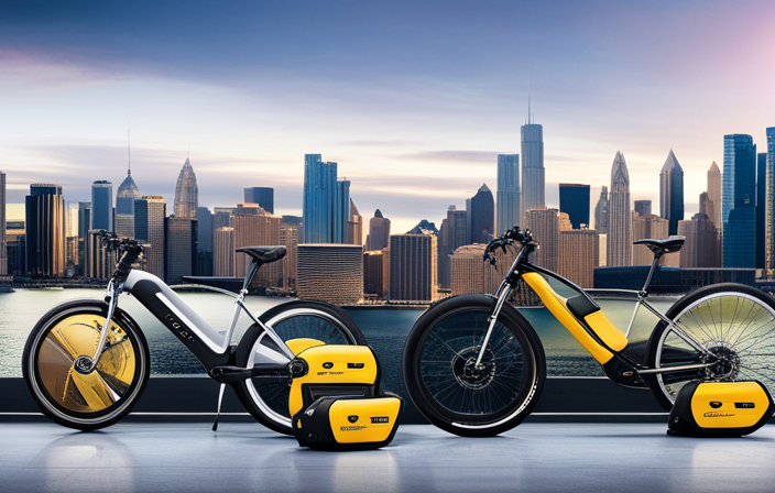 An image showcasing the absence of electric bike motor systems from Milwaukee and Dewalt