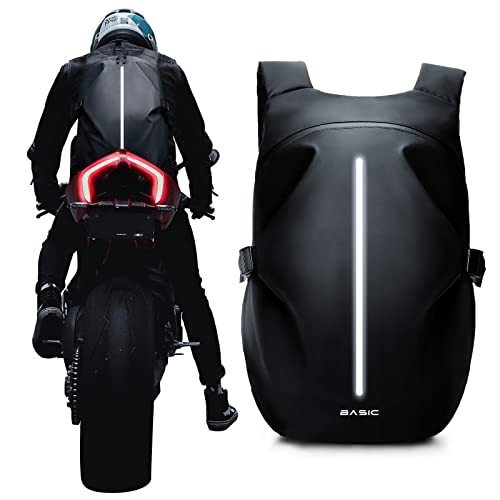 WEPLAN Motorcycle Backpack,Motorcycle Backpacks for Men and women,Motorcycle Backpack Waterproof,Helmet Backpack bookbag for riding, outing