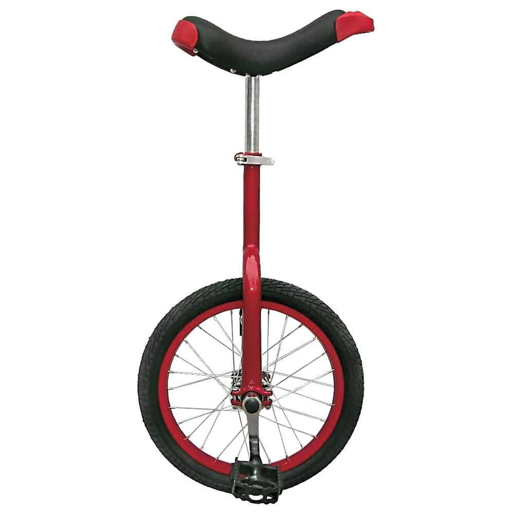 Fun 16 Inch Wheel Unicycle with Alloy Rim Red