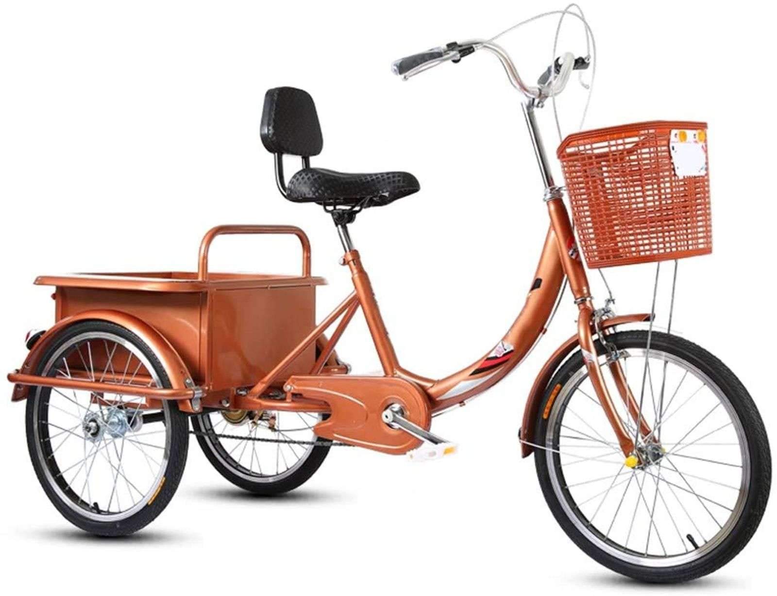 HKPLDE 20 Inch Tricycle for Adult