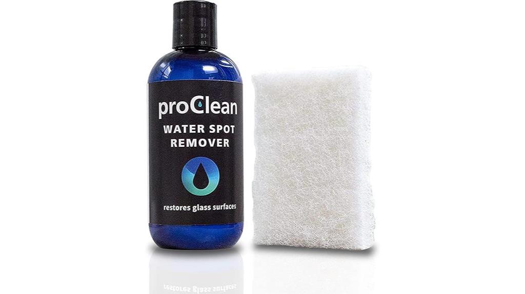 effective hard water spot remover