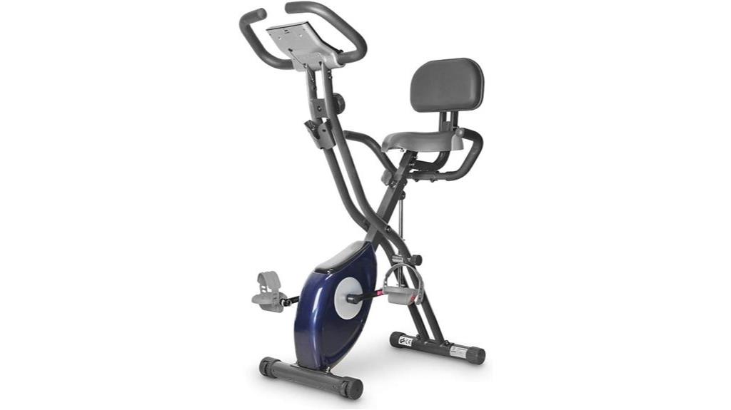 foldable exercise bike with monitors