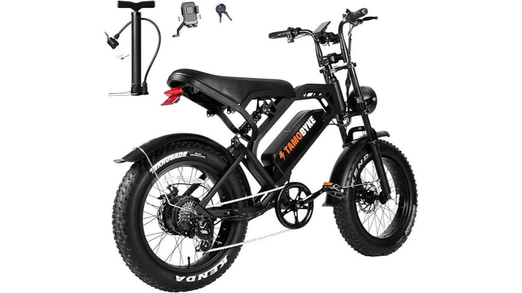 powerful electric bike with removable battery