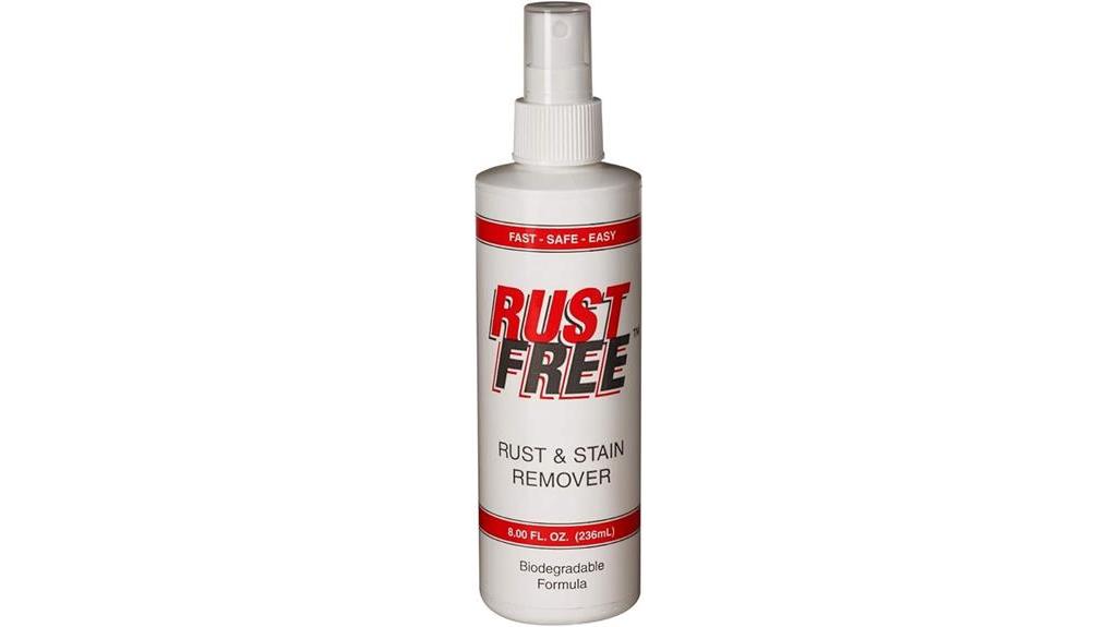 powerful rust and stain remover