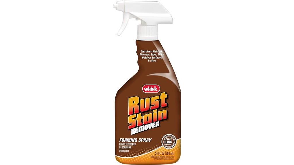 powerful rust stain remover