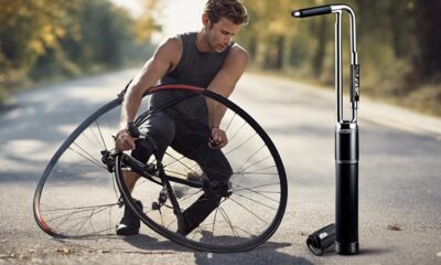 portable bicycle pump guide