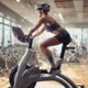 spin workout on bicycle