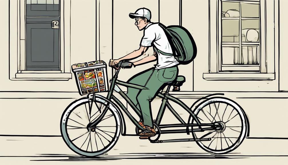 bicycle selection for deliveries