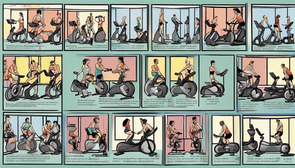 bicycle selection for home gym
