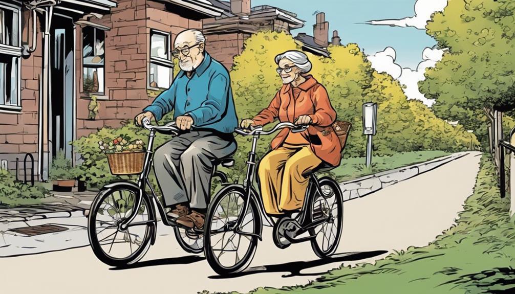 bicycles for elderly comfort