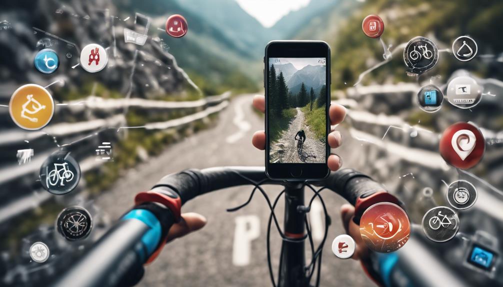 choosing a bicycle riding app