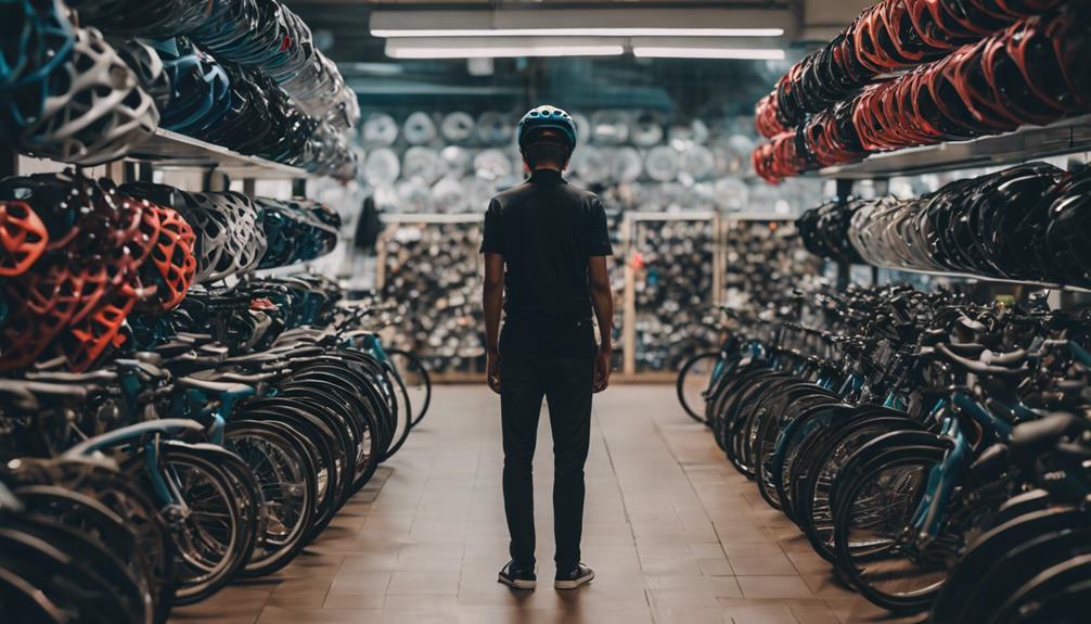 choosing a bike accessory shop