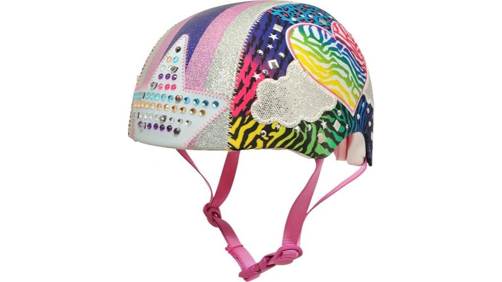 colorful helmet for girls
