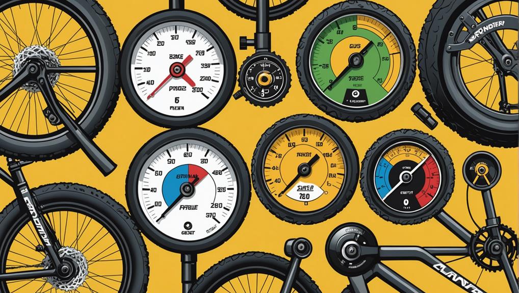 essential bicycle pressure gauges