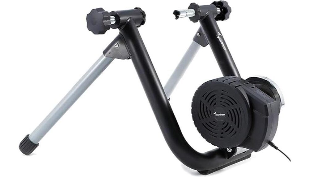 Sportneer Bike Trainer Review Interactive Cycling Experience Flat