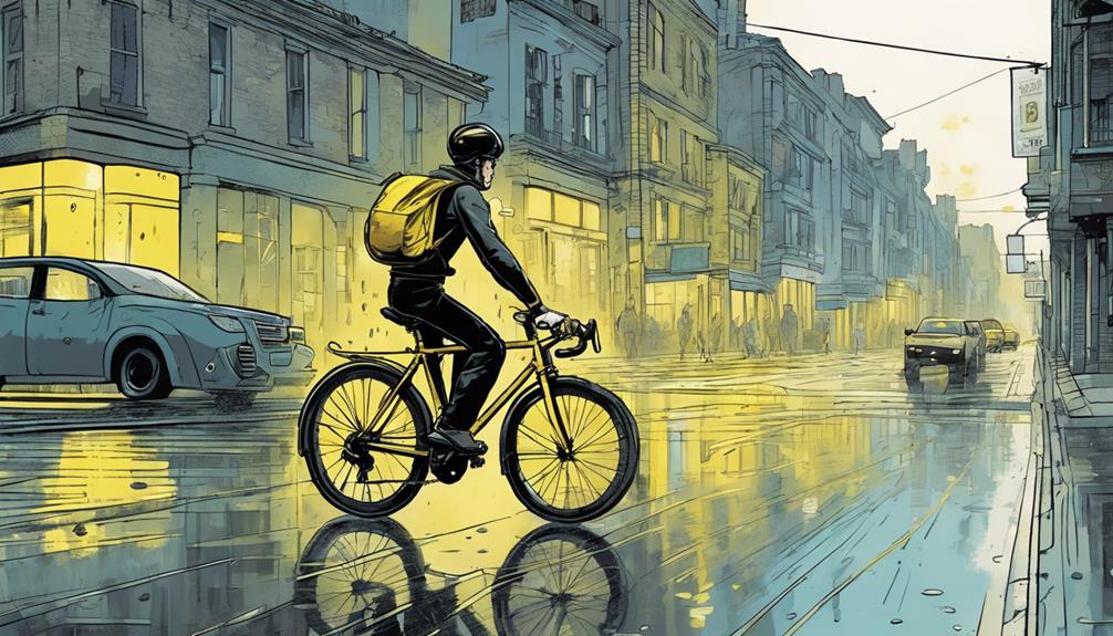 rainy day bike rides