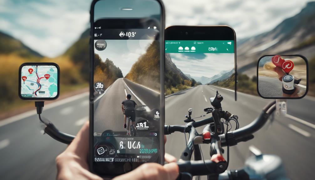 selecting an app for bicycling