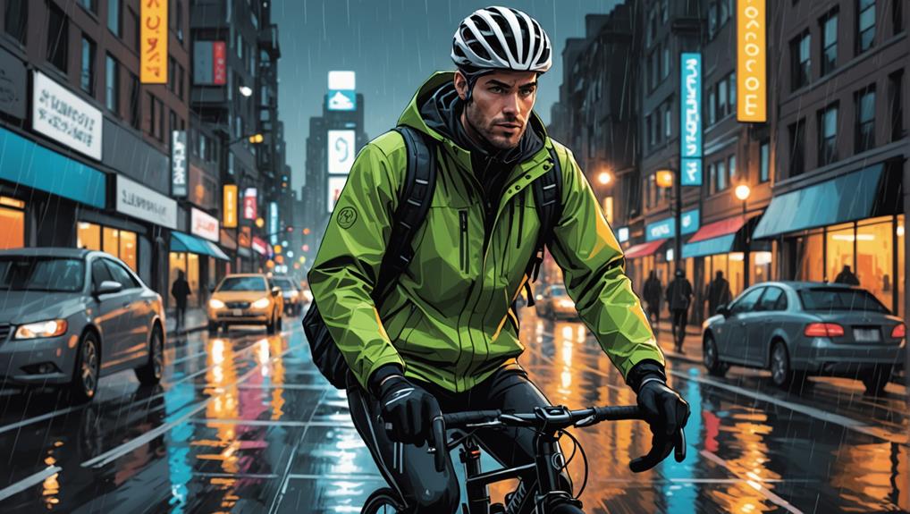 stylish rain jackets for cyclists