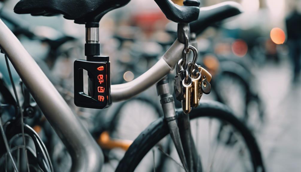 bicycle locks with alarms