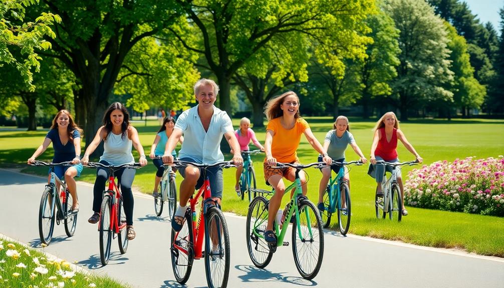 cycling boosts heart health