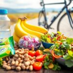 cyclist nutrition pre during post