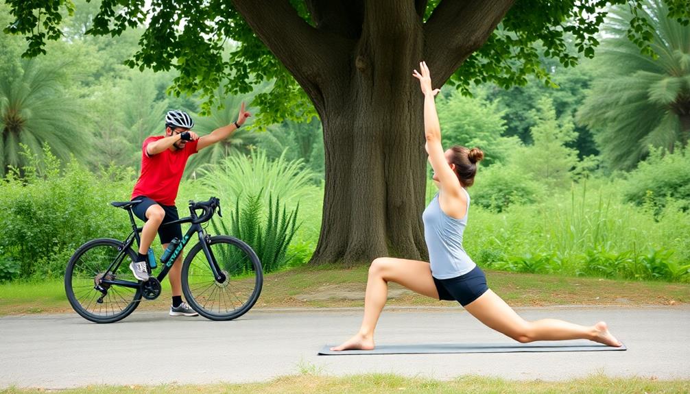 essential stretching for cyclists