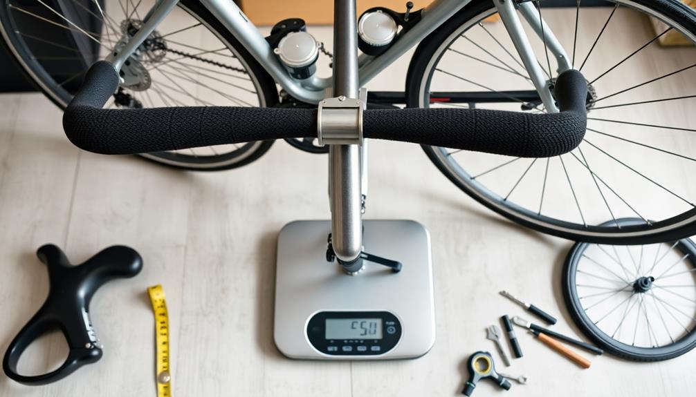 evaluating bicycle weight factors