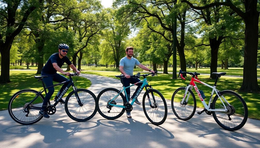 evaluating various bicycle options