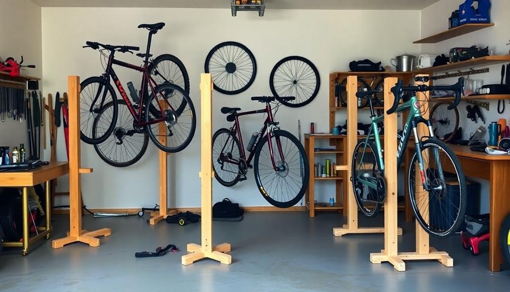 homemade bike stand solutions