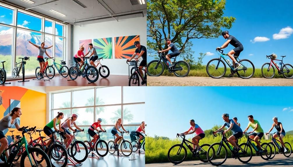 indoor outdoor hybrid biking