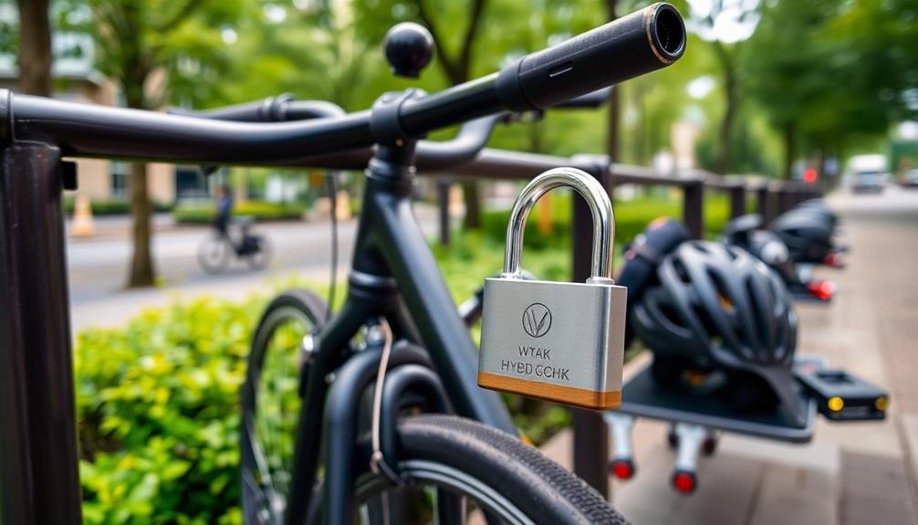 locking your bicycle safely