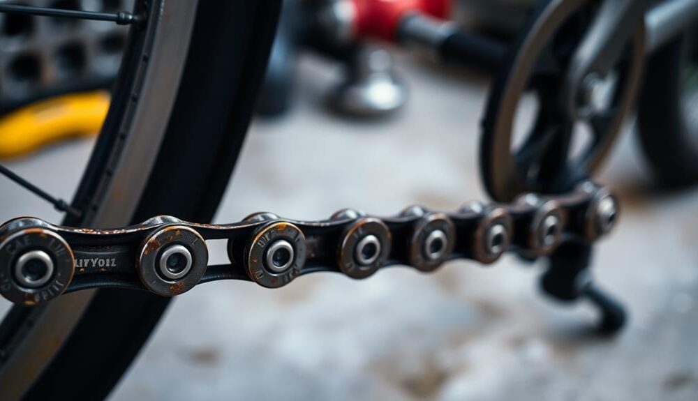 replace hybrid bike chain