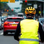 safe cycling in traffic