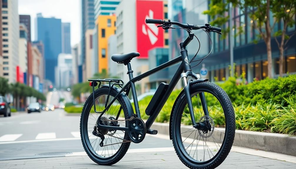 urban hybrid bike features