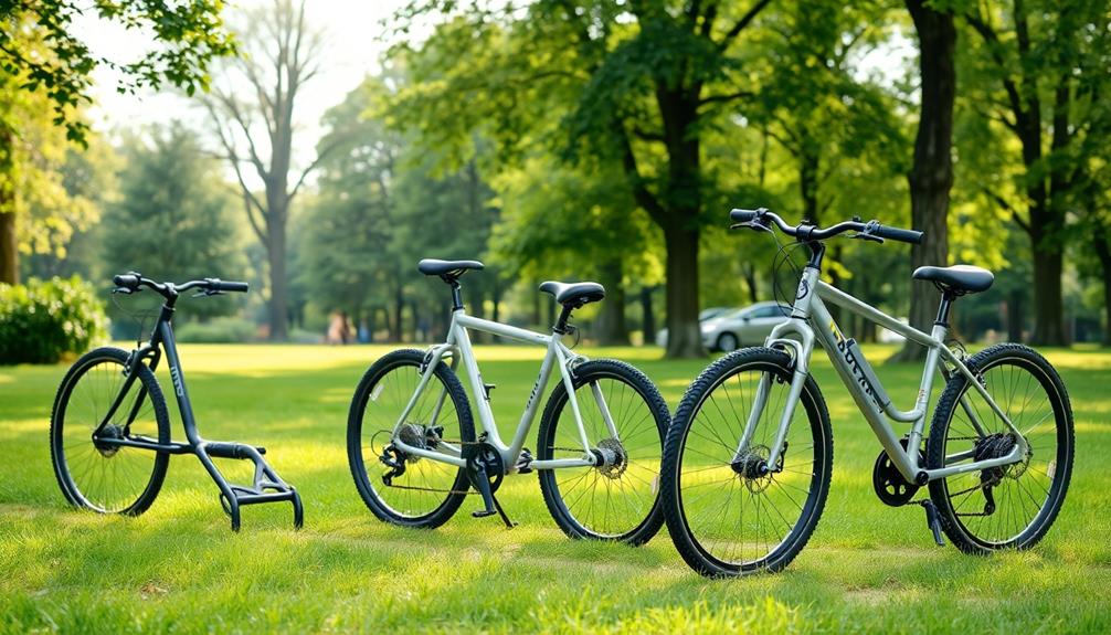 varieties of hybrid bicycles